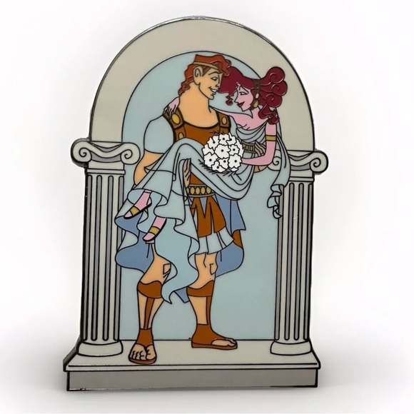 Disney Accessories - Disney Fantasy Pin Meg Hercules Wedding Herc Princess Megara 3 Inch Large Jumbo